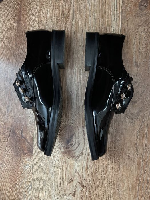 Туфлі лакові Туфли ботинки (кожа)