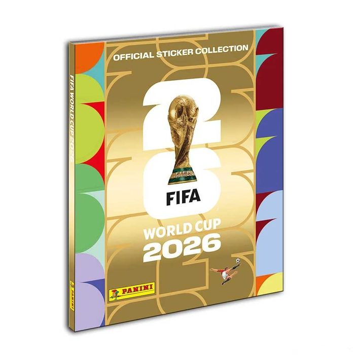 Caderneta Mundial FIFA 2026 Capa Dura Ouro Dourado