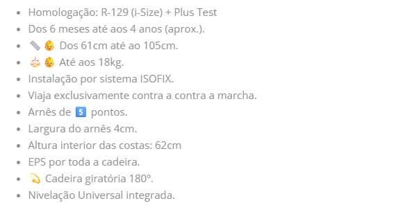 Cadeira BeSafe iZi Twist i-Size – Rotação Lateral 180º- (6m-4 anos)