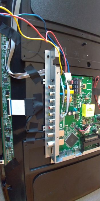 Led TV Microvision 32hd00v18-a ecrã partido