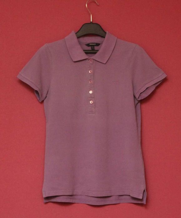 Gant рр S-M поло из хлопка отднотонное женское