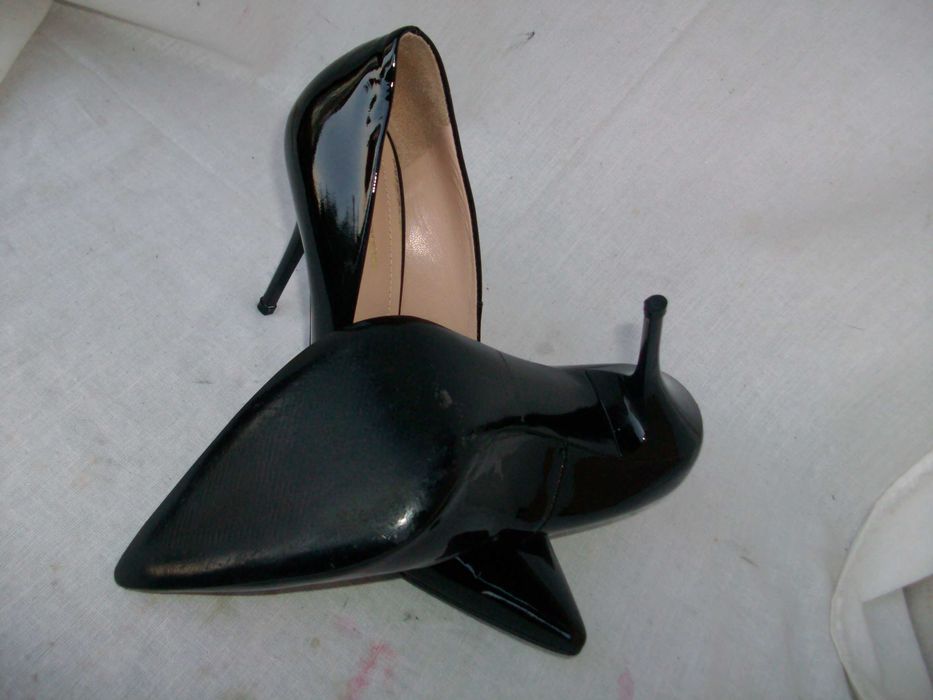 Prima Moda PrimaModa klasyczne skórzane szpilki lakierki szpic 36