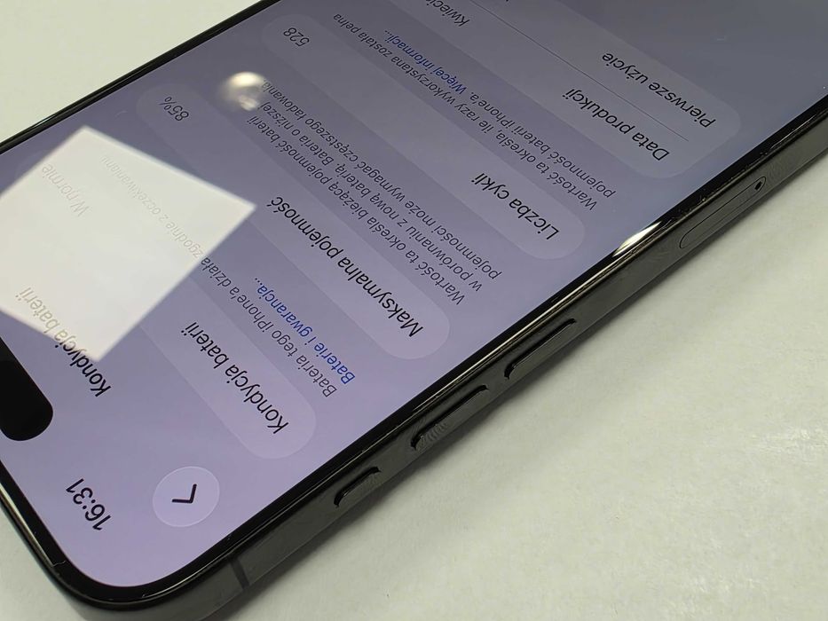 iPhone 15 PRO MAX 256GB Dual SIM (SIM + eSIM)/ Black Titanium/ BAT 85%/ Grade A/ + ładowarka/ 14.09.24 z iSpot