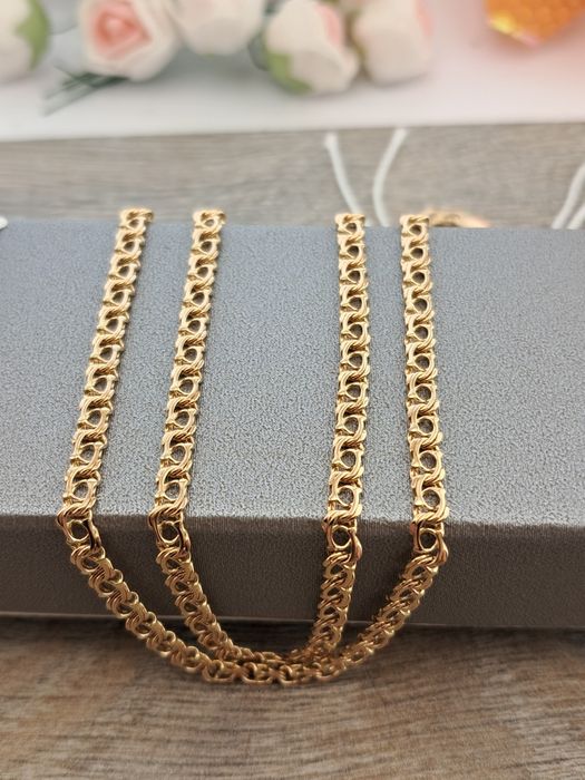 ‼Золотая цепочка цепь 6,54 гр 50 см Золотий ланцюг Золото 585*