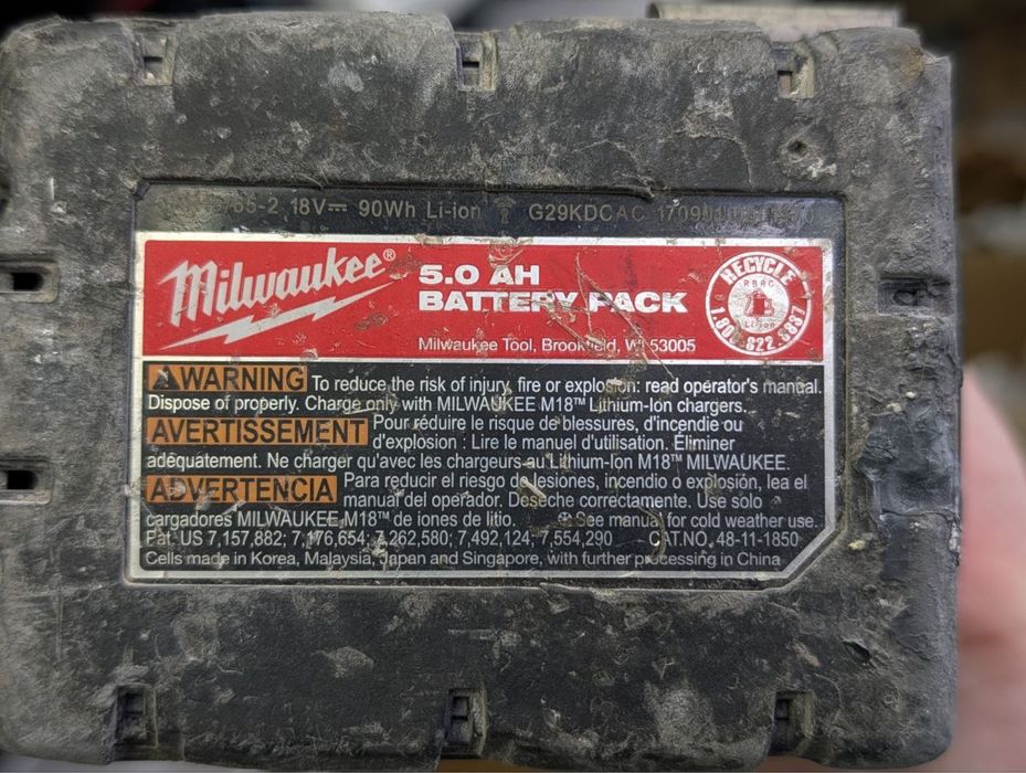 Професійний набір Milwaukee M18 Fuel (Drill + Impact + 2x 5.OAh)