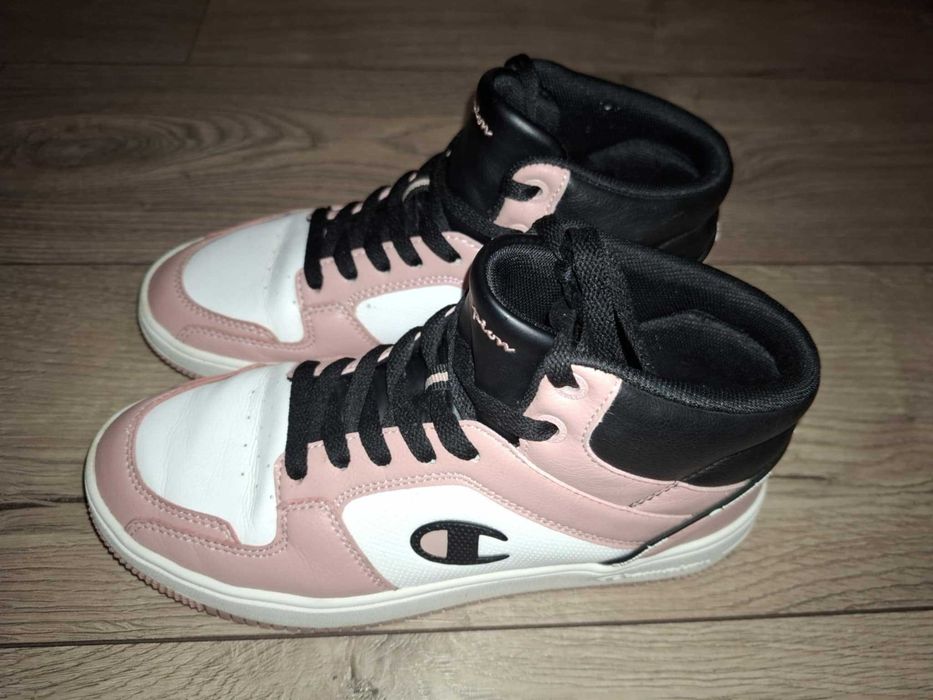 Sneakersy damskie Champion Rebound 2 Mid S11471-PS013 różowe jak nowe