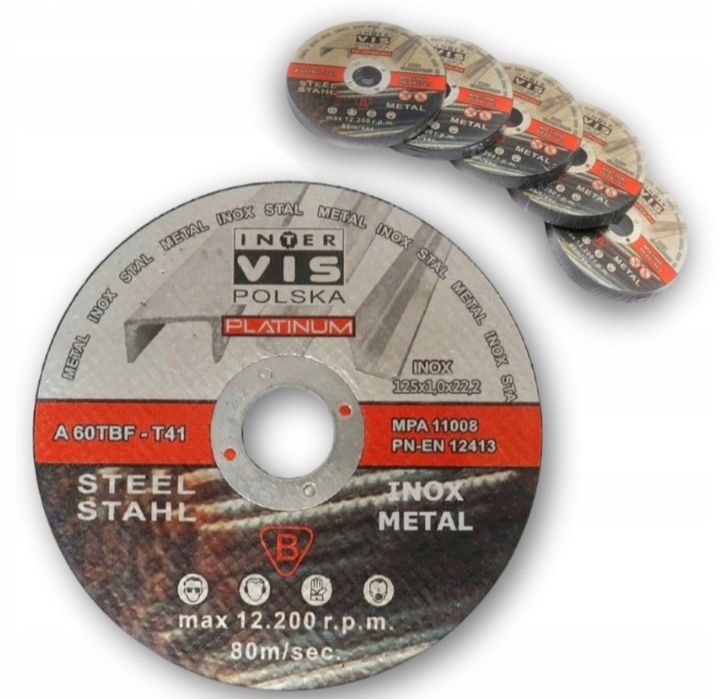 Tarcza do metalu 10 sztuk