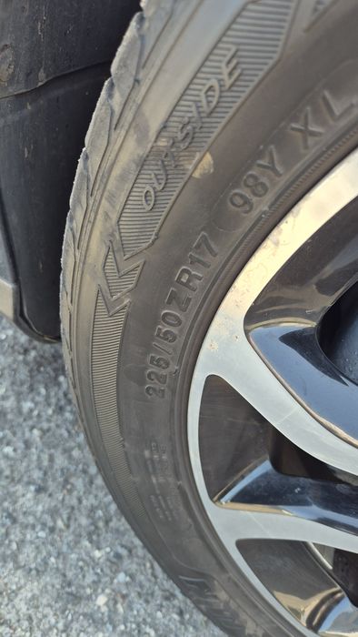 Диски с резиной 5х112  r17 225 50 Mercedes