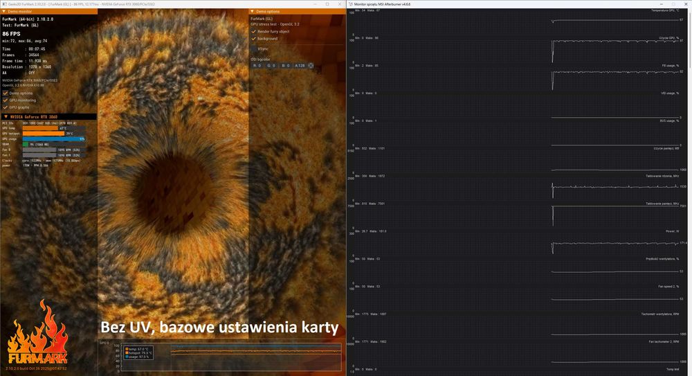RTX3060 12GB MSI Ventus 3x OC - świetny egzemplarz do UV+OC