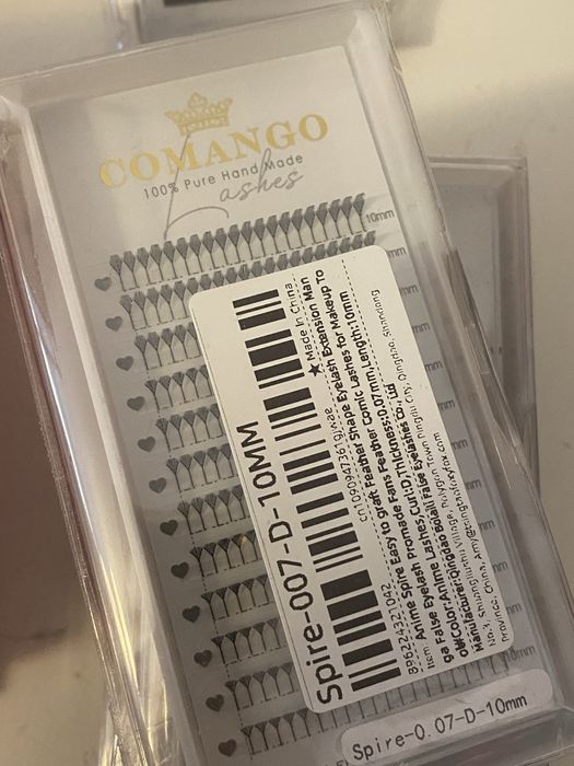 Conjunto caixas pestanas
