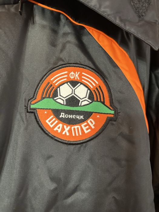 Зимова подовжена Вінтажна куртка  Adidas ФК Шахтар Донецьк 2001-2005