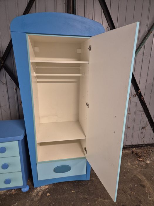 Szafa dziecięca + komoda półki IKEA Mammut zestaw dla dzieci