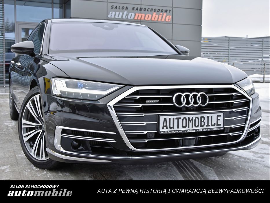 Audi A8 Full Opcja! Quattro! SKÓRY! 285KM! JAK NOWY!