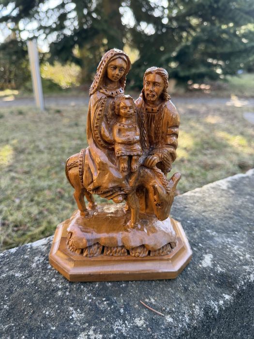 Figurka Św Rodziny drewniana
