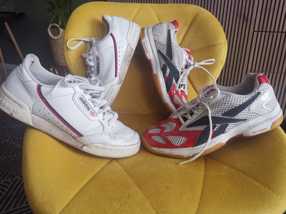 Buty adidas roz. 40 skora  reebok roz 39 siateczka B. D stan bieganie
