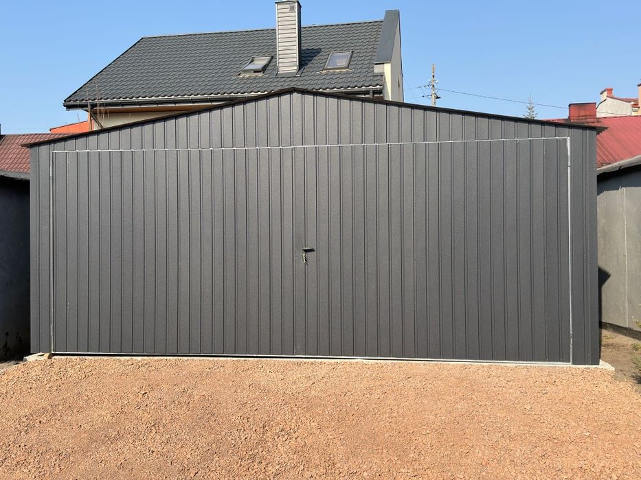 Garaż 6x6 orzech mat