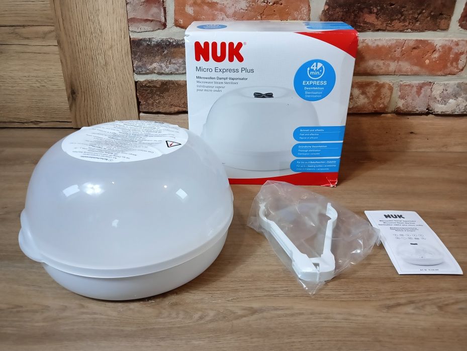 Mikrofalowy sterylizator parowy NUK