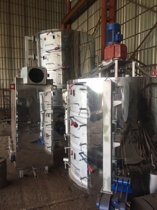 Жаровня і котел для маслоцеха. Жаровня для сої. Парова жаровня.