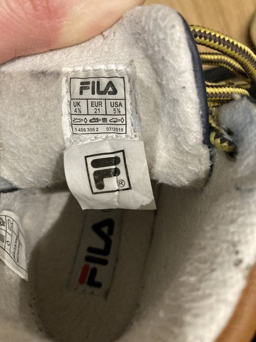 Buty zimowe/jesienne. Fila, rozmiar 21