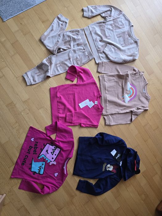 Mix ubranek dla dziewczynki 116