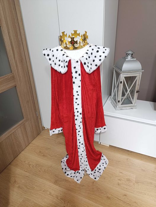 NOWY strój karnawałowy szata KRÓL KRÓLA kostium jasełka 158/164 (19)