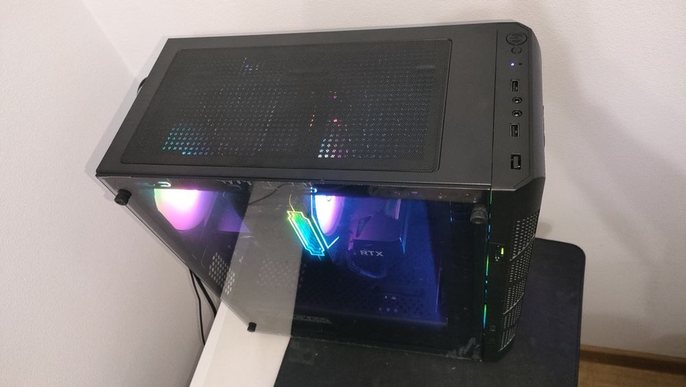 PC RGB GRY Intel i5 10400f 6/12 DDR4 16GB RTX3060 12GB 650w WiFi W11