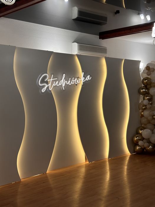 Ścianka Fala ślubna, weselna, eventowa, urodziny