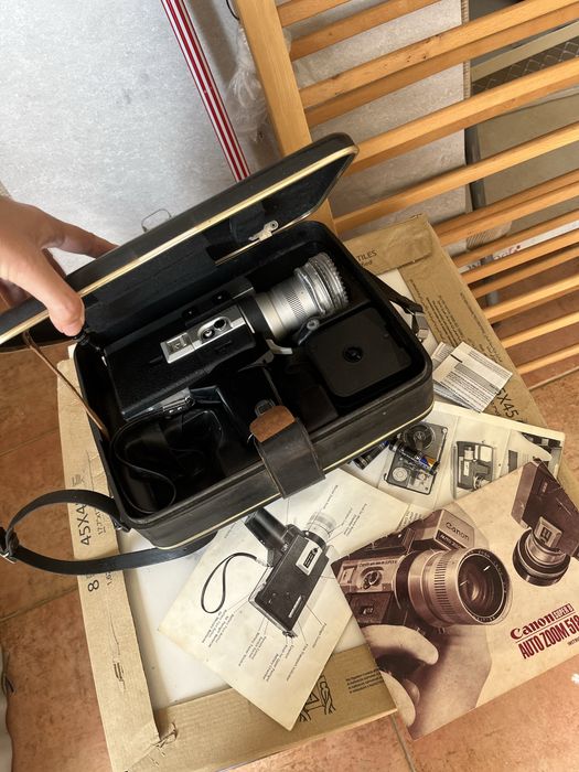 Canon Auto Zoom 518 Super 8 – Câmara de Filmagem Vintage