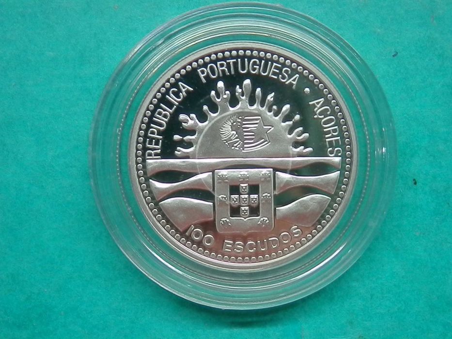 1352 - PROOF: 100$00 1995 Autonomy of the Azores, for €31.0064552043280130122