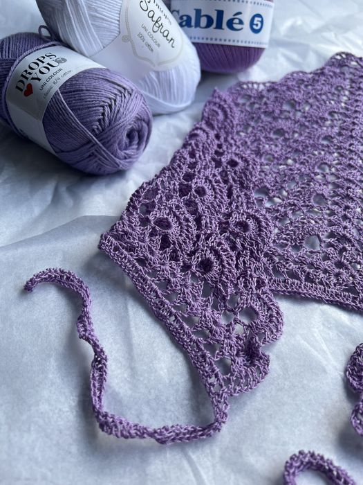 Chustka na głowę dla dziewczynki 1,5-3 lata