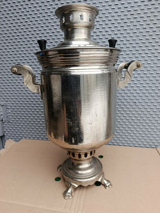 Самовар дровяной латунный ЗШВ самовар СССР