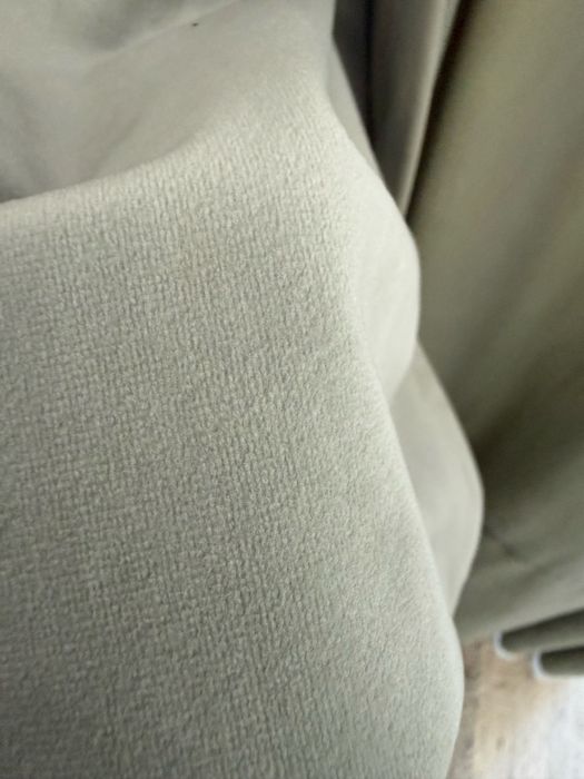 Zielona szałwiowa zasłona 3x 140x300 cm