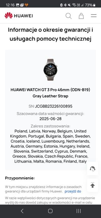 Huawei watch gt3 pro