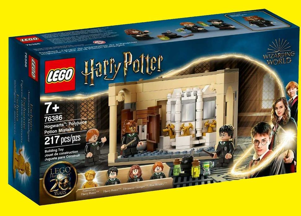 Lego Harry Potter kompletna kolekcja złote figurki 20 lecie serii MISB