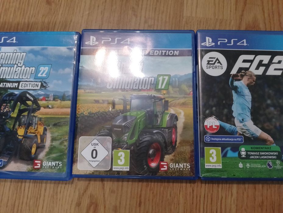 Płyty na PS4 sprwne