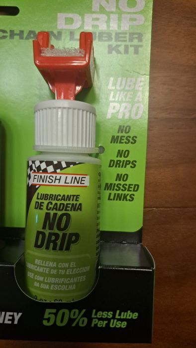 óleo finish line aplicador