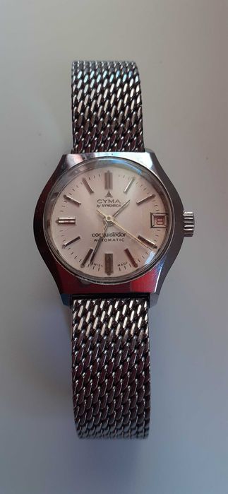 Zegarek CYMA SYNCHRON Automatic 25 jewels stan super stal nie srebro.