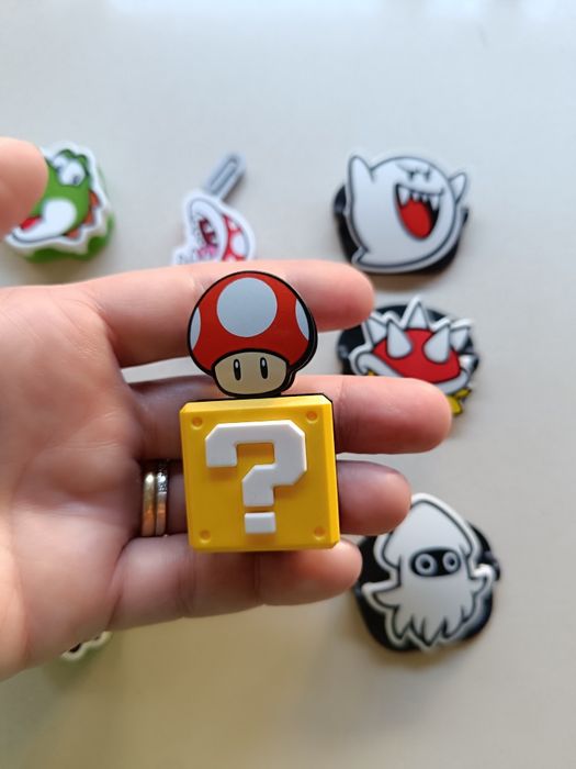 Bonecos Super Mario Bros coleção Kinder joy