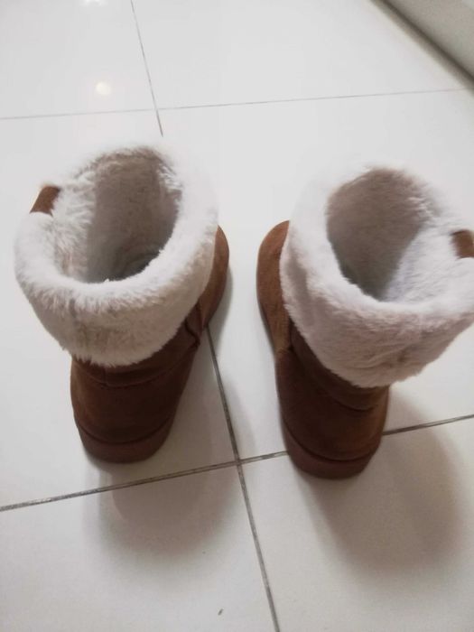 botas de camurça novas, tamanho 41