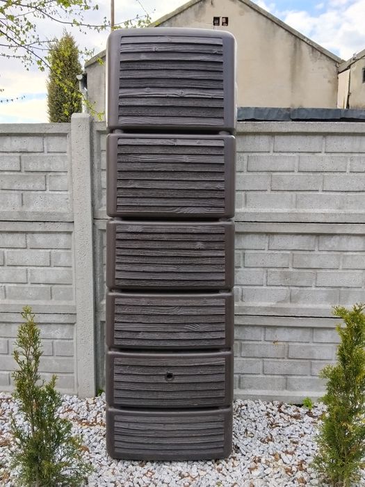 Nowy Zbiornik na Wodę 4Rain Slim Stone Decor 300L Ciemne Drewno