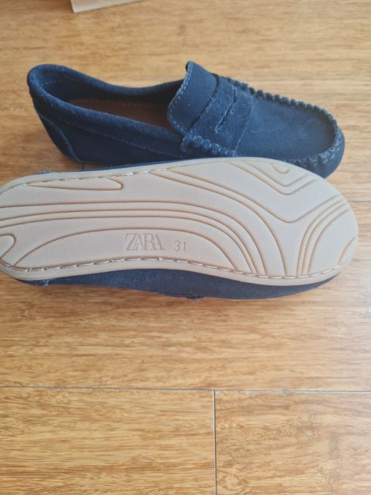 Granatowe mokasyny zara 31