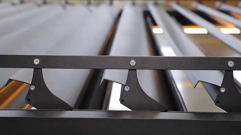 Pergola aluminiowa 100% wzmacniana 3x4 m antracyt