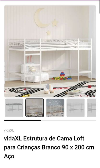 Cama solteiro criança