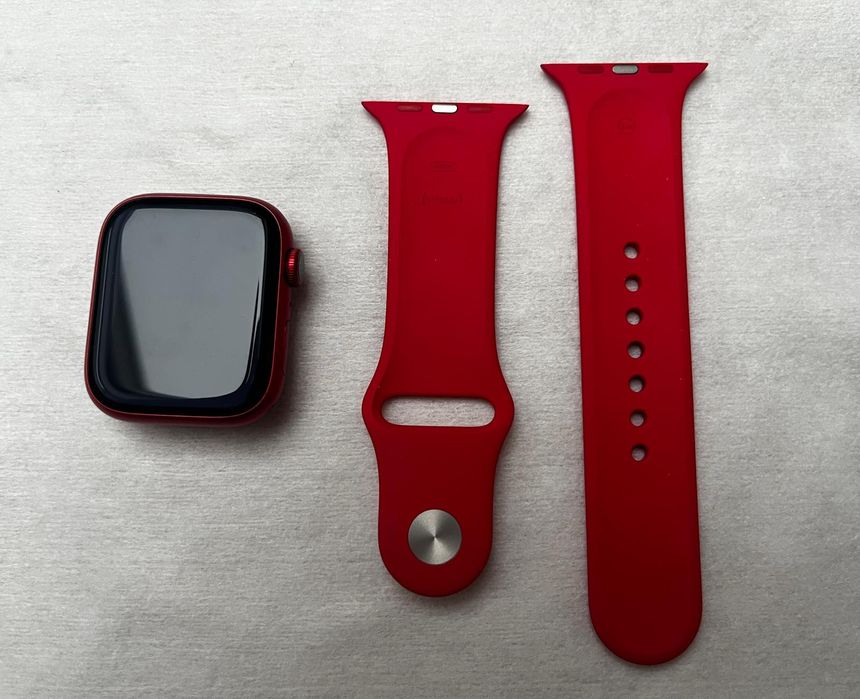 Apple watch 8 red stan bdb bateria 80%