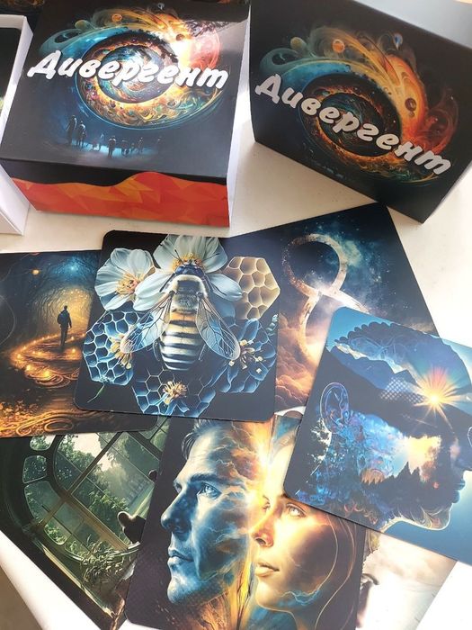 Дивергент метафорические карты 72 шт.