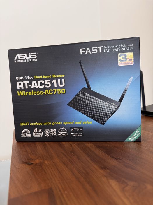 Router Asus RT-AC51U dual band wireless AC750