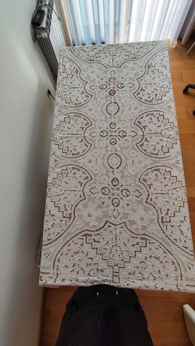 Toalha de linho antiga 2,20m x 1,60m