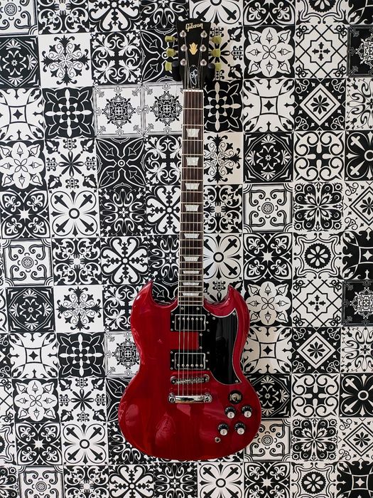 Guitarra Elétrica SG Style – Revista e pronta a  Tocar