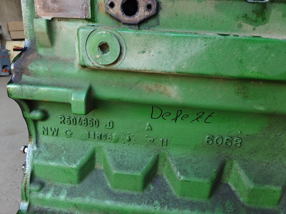 Blok silnika słupek wał john deere 6068 6.8L