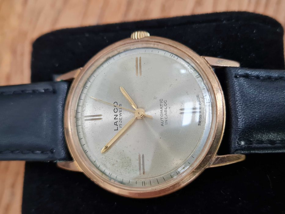 Stary zegarek automatyczny Lanco rotor